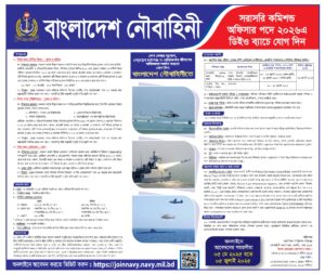 বাংলাদেশ নৌবাহিনীতে নিয়োগ ২০২৫